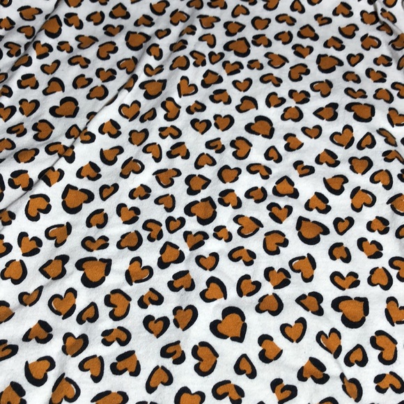 NWOT Girls leopard heart fit and flare dress - Picture 2 of 4